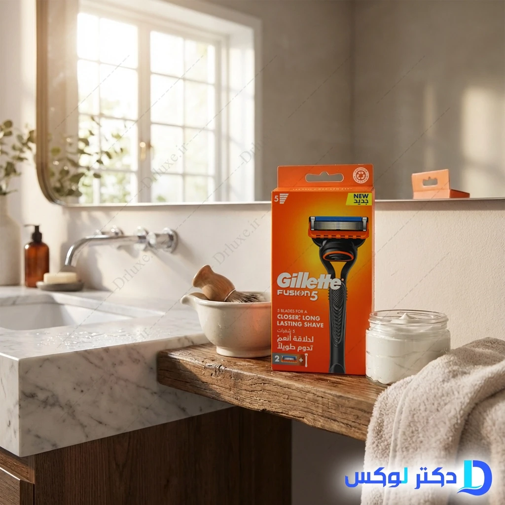 خودتراش 5 لبه فیوژن فایو ژیلت + 1 سری یدک